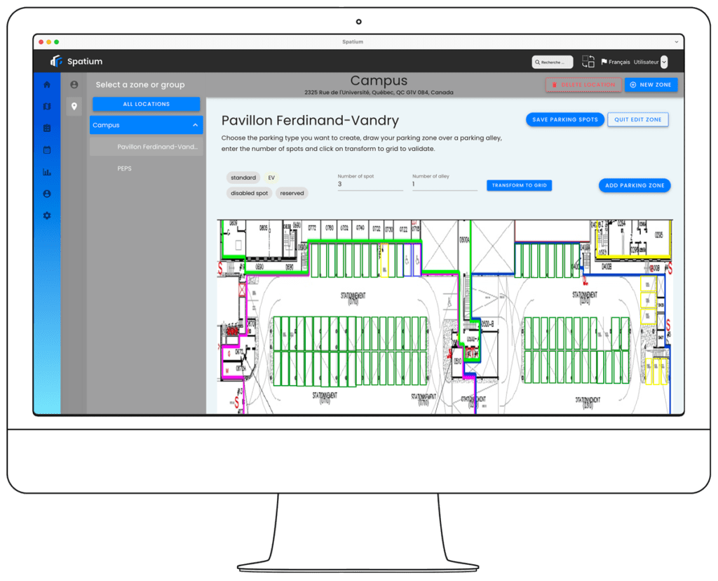 Smart Parking : Plan for maintenance, repairs and special events